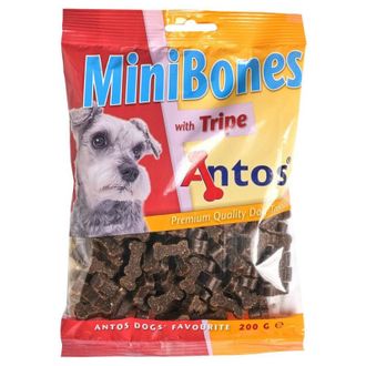 ANTOS Mini Bones Tripe maži kauliukai su žarnokais 200g (25), 10250P