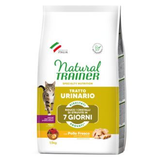 NATURAL TRAINER CAT URINARY CHICKEN su vištiena 1.5kg (6)