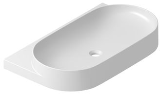 Ravak Keraminis praustuvas Yard 80, be angos maišytuvui, baltas XJX01080000