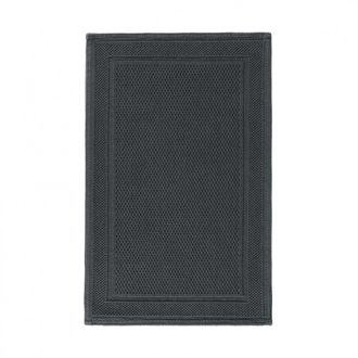 Medvilninis vonios kilimėlis Bee Waffle dark grey 50x80 cm