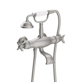 Termostatinis vonios maišytuvas su rankiniu dušu Tres CLASSIC, nerūdijančio plieno, 24217609AC
