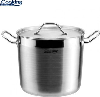 Puodas nerūdijančio plieno su teflono danga 3.5L 18x15cm HR-RW-035 HEINNER