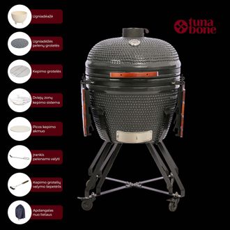 Kamado grilis TunaBone Kamado classic 26 grill 322786