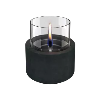 LOTUS 12 CONCRETE mini stalo židinys, juodas, naudojamas Tenderfuel skystis