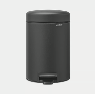 Šiukšlių dėžė Brabantia NEWICON 3L, Mineral Infinite Gray, 200465