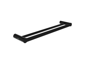 Dvigubas rankšluosčių laikiklis 45 cm Ravak FD 320.20BLM, matinės juodos spalvos, X07P1350