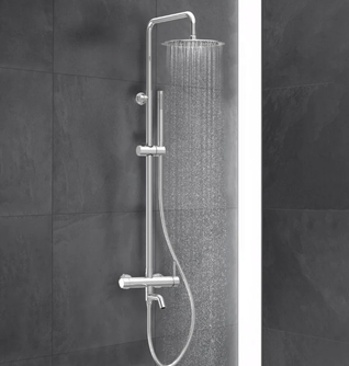 Dušo / vonios sistema Balneo CASCADE - 1, nerūdijantis plienas, H0301020505