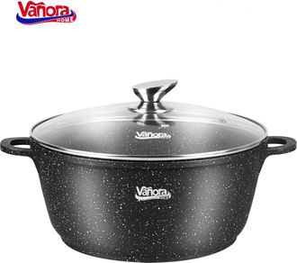 Puodas aliuminio su keramikos danga 11.6L 32x14.5cm VN-ME-32CL VANORA