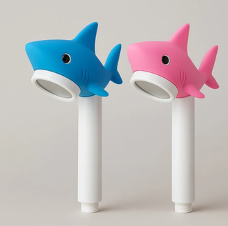 Dušo galvutė vaikams AS-KIDS SHARK, rožinė, AS-KIDS
