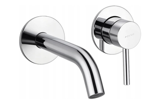 Maišytuvas praustuvui iš sienos Balneo CASCADE - 3, chromas, H0101010202