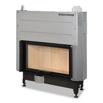 Plieninis židinio ugniakuras Romotop KV HEAT H3LF01 88.50.01 su pakeliamomis durimis