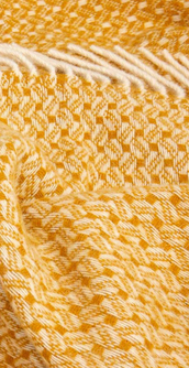 Pledas ZELANDIA 140x200 cm, mustard, 80-3319