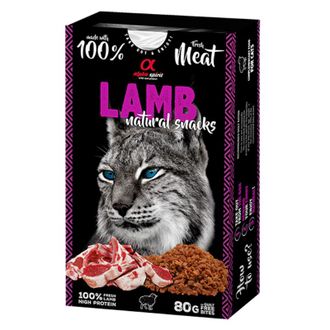ALPHA SPIRIT NATURAL CAT skanėstai katėms su ėriena 80g (6), ALPHG110000245