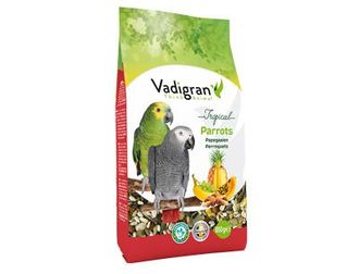 VADIGRAN Parrot Tropical lesalas didžiosioms papūgoms su vaisiais 650g, 431