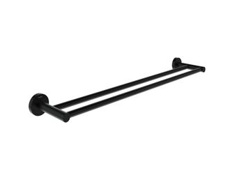 Dvigubas rankšluosčių laikiklis 60 cm Ravak KN 320.20BLM, juodas matinis, X07P1304