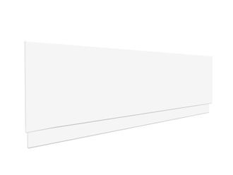 Priekinis uždengimas voniai Jika Lyra 160x56 cm, baltas H2968310000001