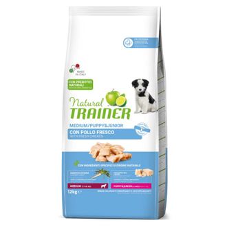Trainer Natural MEDIUM PUPPY/JUNIOR su Vištiena 12kg, 963172