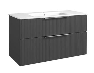 Apatinė spintelė su praustuvu Raguvos Baldai G-Line, grafitas, 101 cm, 25113722