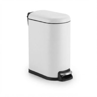 Šiukšliadėžė 10 L Pedal Bin, Balta