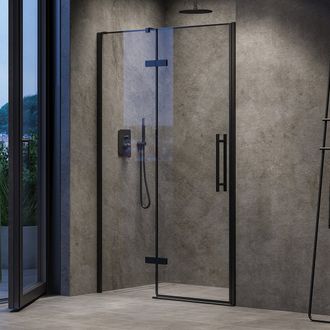 Dušo durys Ravak Cool! COSD2-100, juodas+skaidrus stiklas X0VVAC300Z1