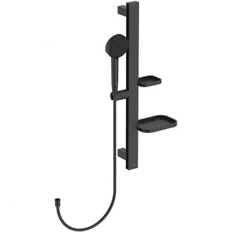 Dušo komplektas Ideal Standard ALU+, juoda matinė, BD586XG