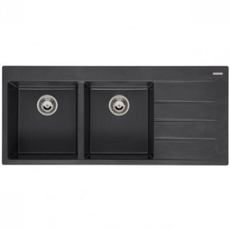 Granitinė plautuvė Reginox Breda 30, 116x51 cm juoda R33739