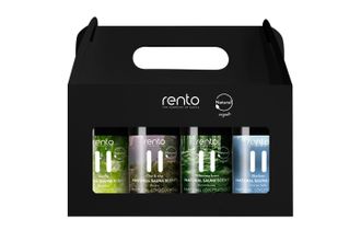 Natūralių pirties kvapų dovanų rinkinys Rento, 4 × 100 ml, 6410416121109