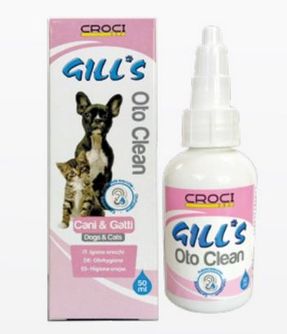 CROCI GILL'S OTO-CLEAN ausų valiklis 50ml, C3052103