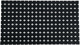 Neslystantis vonios kilimėlis Ridder Nevis, juodas, 39x68cm, 6108010