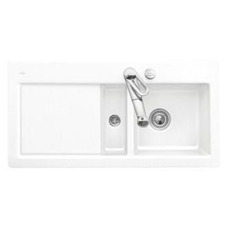 Keramikinė plautuvė Villeroy & Boch Subway 60 Balta blizgi