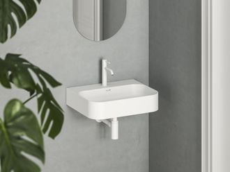 Keraminis praustuvas Ravak Ceramic Slim Wall R 55 N, baltas, XJX01155000