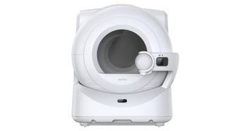 Savaime išsivalantis kačių tualetas PetKit Purbot Ultra, baltas + DOVANA Maišeliai Petkit litter box Purobot ULTRA- 3 vnt