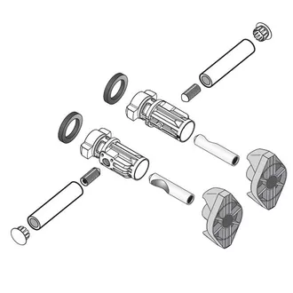 Montavimo rinkinys JIKA Easy Fit, unitazams ir bidė, H8928380000001