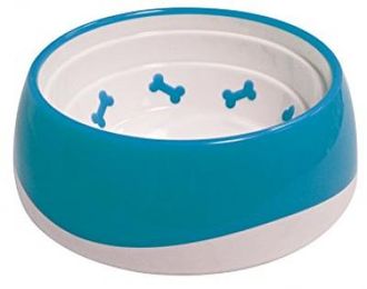 Dubenėlis TPR plastiko BONE BLUE 16.8x6cm 550ml, C6020793