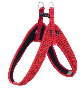 ROGZ raudonos minkštos atspindinčios petnešos 63cm L SJQ63, SJQ63C