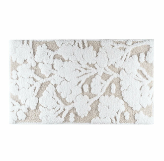 Vonios grindų kilimėlis Eden natural/white 50x80 cm