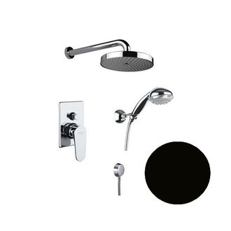 Potinkinė dušo sistema Fiore KEVON juoda matinė, 81NC6519