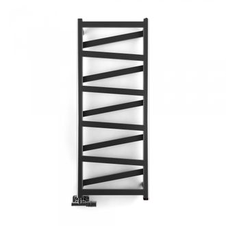 Rankšluosčių džiovintuvas Terma VIPERA 123x40 cm, juodas