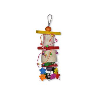 VDG Toy bird multi color žaislas paukščiams 27cm, 14054