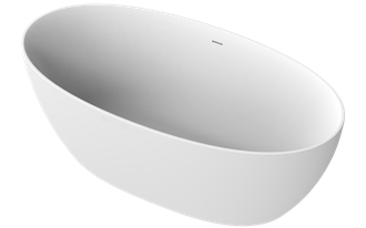 Akmens masės vonia Balteco Cade 170 Xonyx™ balta poliruota
