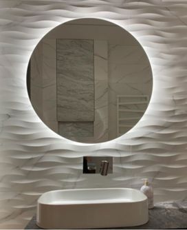 Veidrodis su apšvietimu Blu Merida Round 80 cm