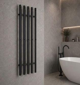 Rankšluosčių džiovintuvas Očenašek 5TT 40x130 cm, juodas, 10 kabliukų