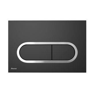 WC Valdymo mygtukas Ravak Chrome , juodas X01797