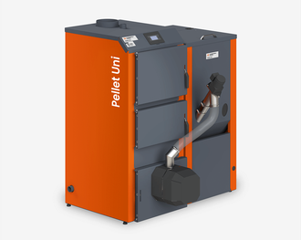 Katilas Pellet Uni 12, bunkeris 230 L, K12/D16/T230