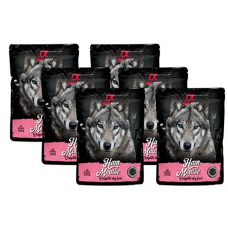 ALPHA SPIRIT WET putėsiai šunims su kumpiu 85g 6vnt (24), ALPHD050000808