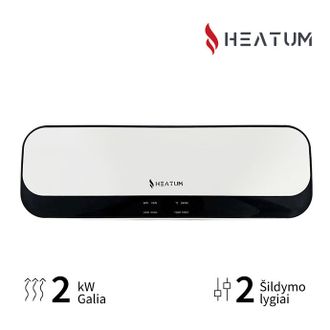Keraminis sieninis šildytuvas Heatum Avo H2000W WIFI