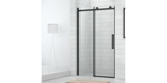 Stumdomos dušo durys Roth OBZD2 140 cm, juodas profilis