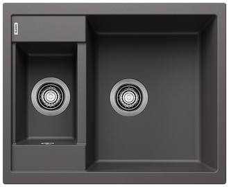 Silgranitinė plautuvė BLANCO METRA 6 SILG PDUR Pilka O.ZUB O.AF