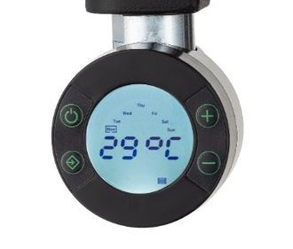 Kaitinimo elementas (tenas) Ecoradco Sigma su ekranėliu, su laidu į rozetę, juodas 400 W