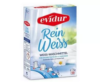 Skalbimo milteliai baltoms užuolaidoms EVIDUR REIN WEISS, 600 g